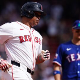 Boston Red Sox designated hitter Rafael Devers
