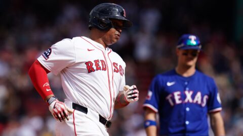 Boston Red Sox designated hitter Rafael Devers