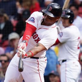 Boston Red Sox designated hitter Rafael Devers