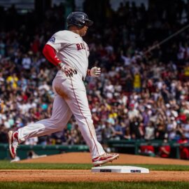 Boston Red Sox designated hitter Rafael Devers