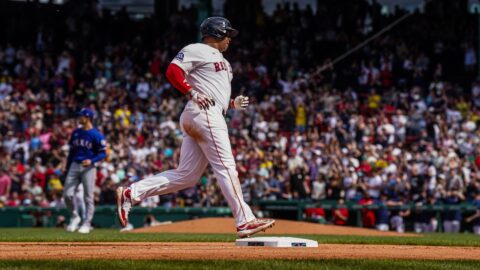 Boston Red Sox designated hitter Rafael Devers