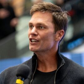 Former NFL quarterback Tom Brady