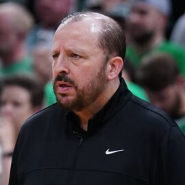 New York Knicks head coach Tom Thibodeau