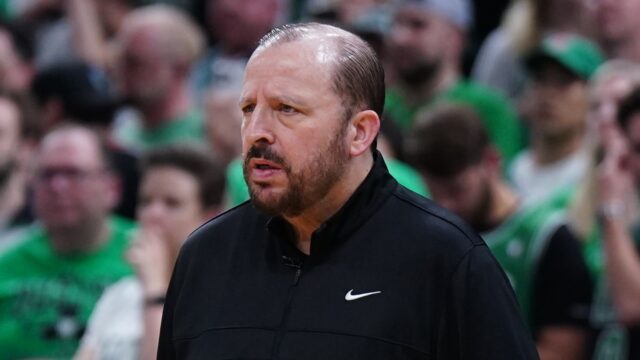 New York Knicks head coach Tom Thibodeau