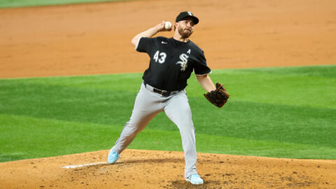 Chicago White Sox pitcher Aaron Civale