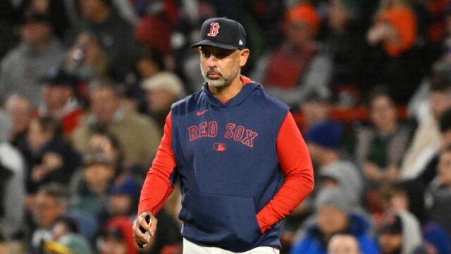 Boston Red Sox manager Alex Cora