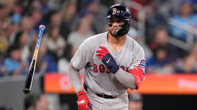 Boston Red Sox catcher Carlos Narvaez