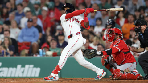 Boston Red Sox outfielder Ceddanne Rafaela