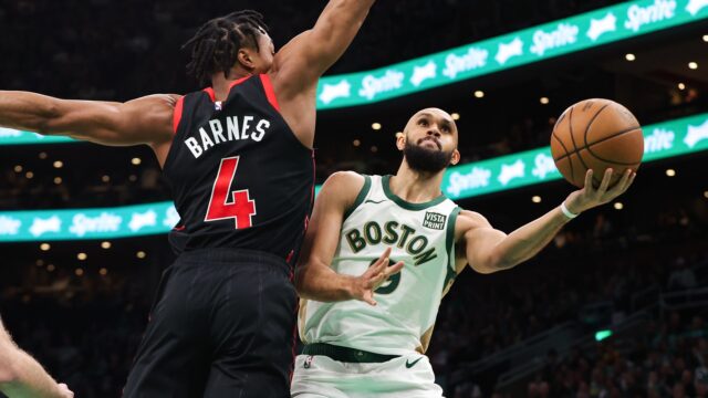 Boston Celtics guard Derrick White