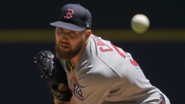 Boston Red Sox pitcher Garrett Crochet