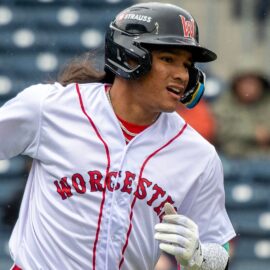 Boston Red Sox center fielder Jhostynxon Garcia