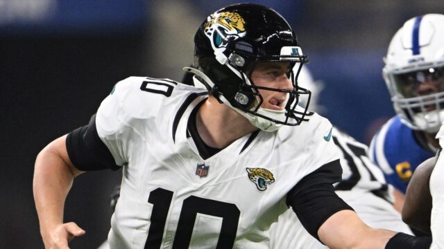 Former Patriots quarterback Mac Jones