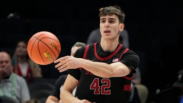 NBA draft prospect Maxime Raynaud