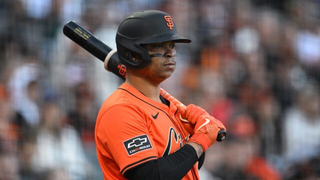 San Francisco Giants designated hitter Rafael Devers