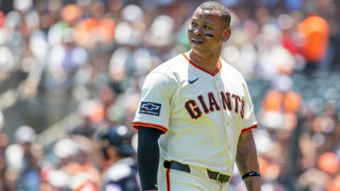 San Francisco Giants designated hitter Rafael Devers
