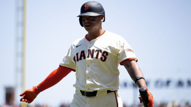 San Francisco Giants designated hitter Rafael Devers