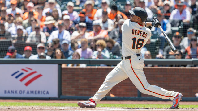 San Francisco Giants Designated Hitter Rafael Devers