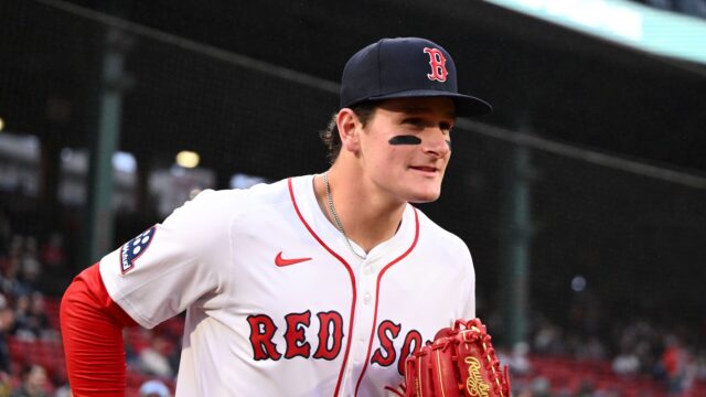 Boston Red Sox outfielder Roman Anthony