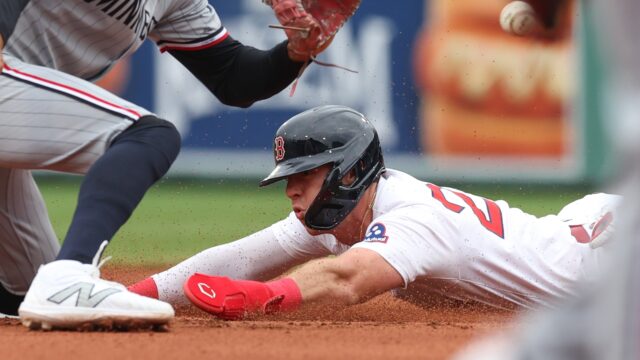 Boston Red Sox infielder Romy González