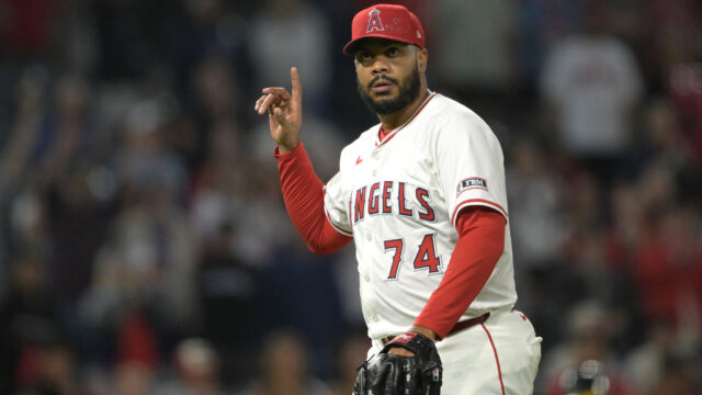 Los Angeles Angels relief pitcher Kenley Jansen