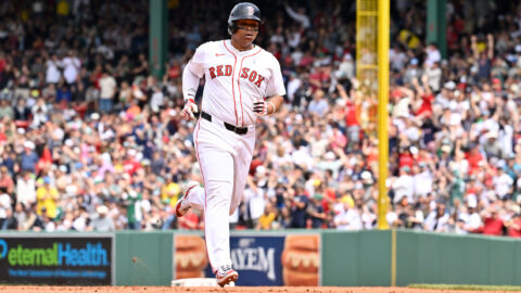 San Francisco Giants designated hitter Rafael Devers