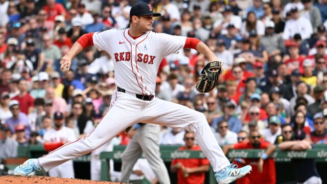 Red Sox relief pitcher Garrett Whitlock