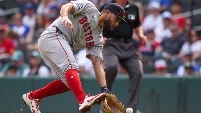 Boston Red Sox first baseman Abraham Toro