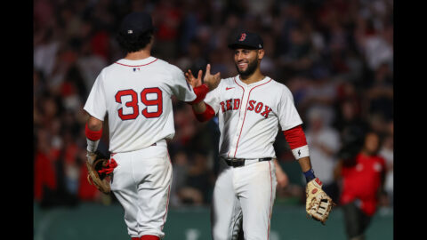 Boston Red Sox infielder Abraham Toro
