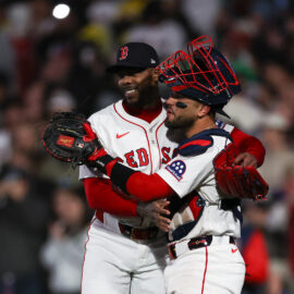 Boston Red Sox catcher Carlos Narváez