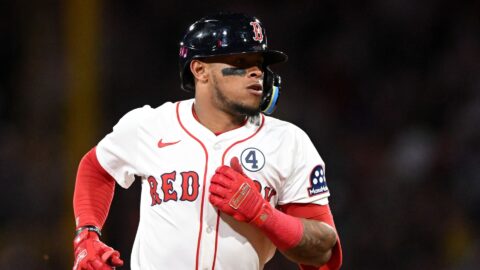 Boston Red Sox outfielder Ceddanne Rafaela