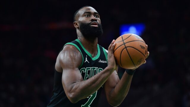 Boston Celtics guard Jaylen Brown