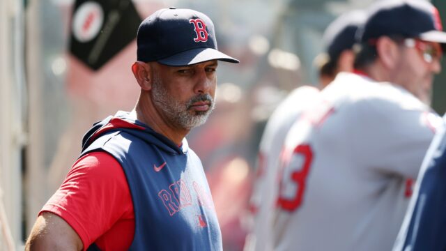Boston Red Sox manager Alex Cora