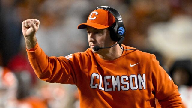 Clemson Tigers head coach Dabo Swinney