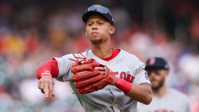 Boston Red Sox infielder Kristian Campbell