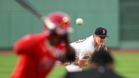 Boston Red Sox pitcher Richard Fitts