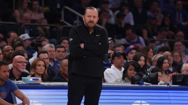 New York Knicks head coach Tom Thibodeau