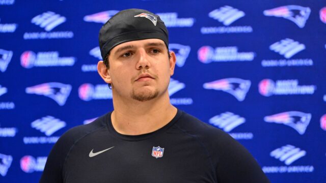 New England Patriots offensive tackle Will Campbell