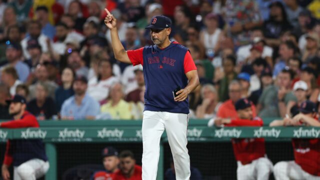 Boston Red Sox manager Alex Cora