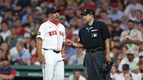 Boston Red Sox manager Alex Cora