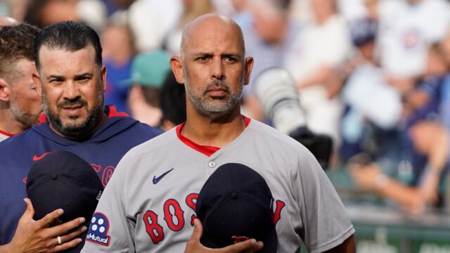 Boston Red Sox manager Alex Cora