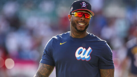 Boston Red Sox relief pitcher Aroldis Chapman