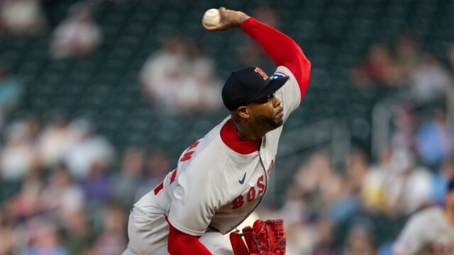 Boston Red Sox closer Aroldis Chapman