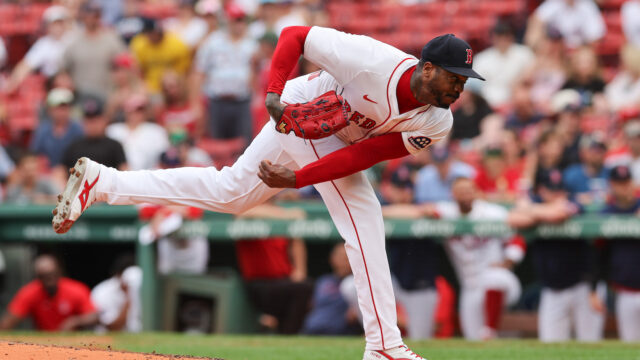 Boston Red Sox closer Aroldis Chapman