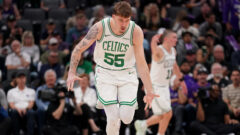 Boston Celtics forward Baylor Scheierman
