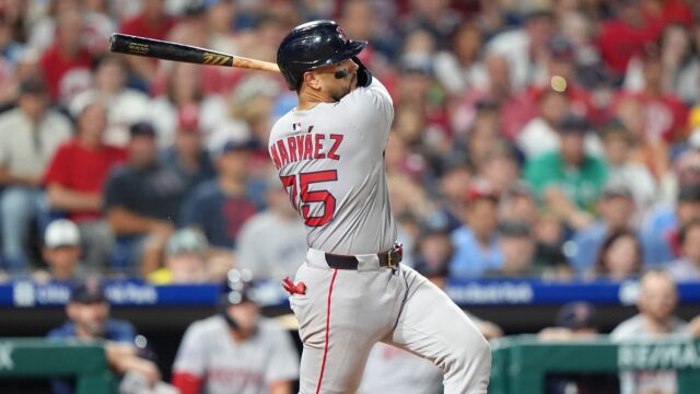 Boston Red Sox catcher Carlos Narvaez