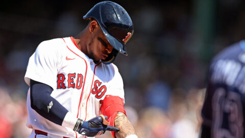 Boston Red Sox center fielder Ceddanne Rafaela