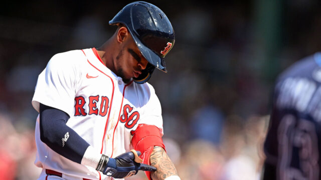 Boston Red Sox center fielder Ceddanne Rafaela
