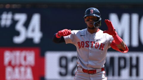 Boston Red Sox outfielder Ceddanne Rafaela