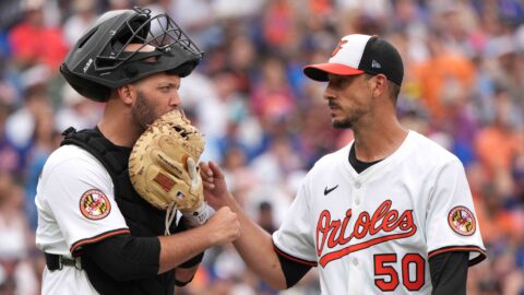Baltimore Orioles pitcher Charlie Morton