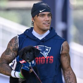 New England Patriots cornerback Christian Gonzalez
